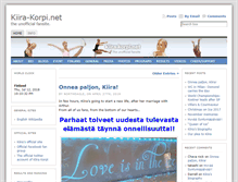 Tablet Screenshot of kiira-korpi.net